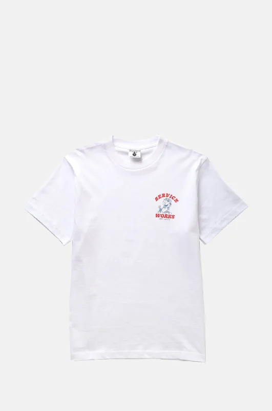 Men's Shirts with Barrel CuffsOrganic Chefswear Tee White