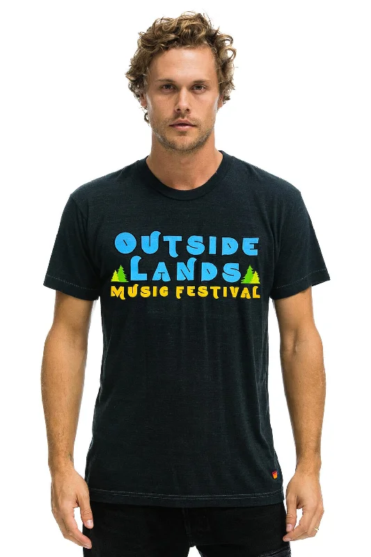 Men's Shirts with Bow TiesOUTSIDE LANDS 2024 UNISEX CREW TEE - CHARCOAL