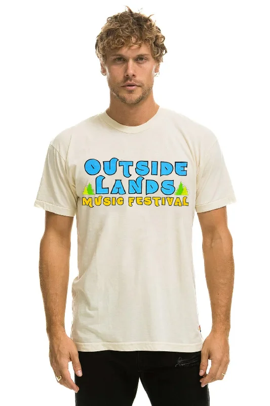 Men's Shirts with Pocket SquaresOUTSIDE LANDS 2024 UNISEX CREW TEE - VINTAGE WHITE
