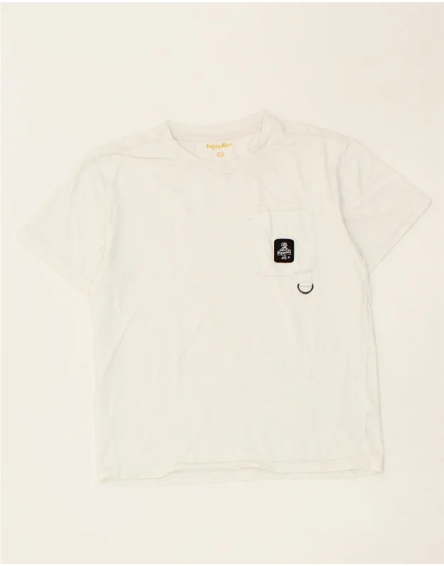 Men's Shirts for HuntingREFRIGIWEAR Boys T-Shirt Top 11-12 Years White Cotton