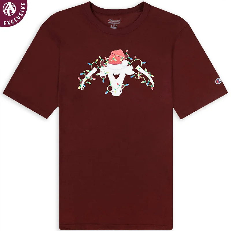 Men's Shirts for CampingMaroon Saw 'Em Off Lights T-Shirt