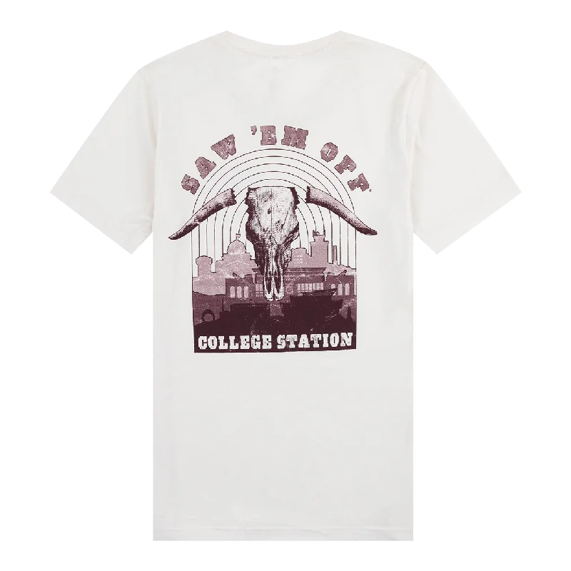 Durable Men's Work ShirtsSaw 'Em Off Skyline T-Shirt
