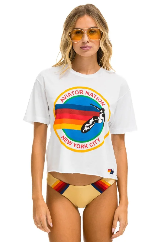 Men's Shirts for FishingSIGNATURE NEW YORK CITY BOYFRIEND TEE - WHITE