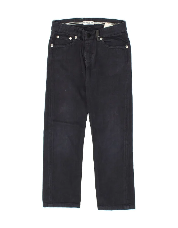 Jeans for Men with a Big BellySTONE ISLAND Boys Straight Jeans 6-7 Years W22 L22 Black Cotton