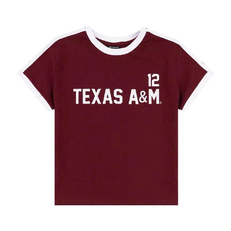 Men's Shirts with Pocket SquaresTexas A&M 12 Goalie Baby Tee