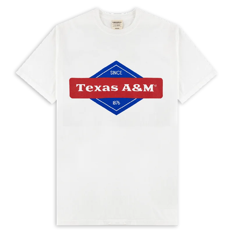 Men's Shirts with Asymmetrical HemlinesTexas A&M Diamond T-Shirt