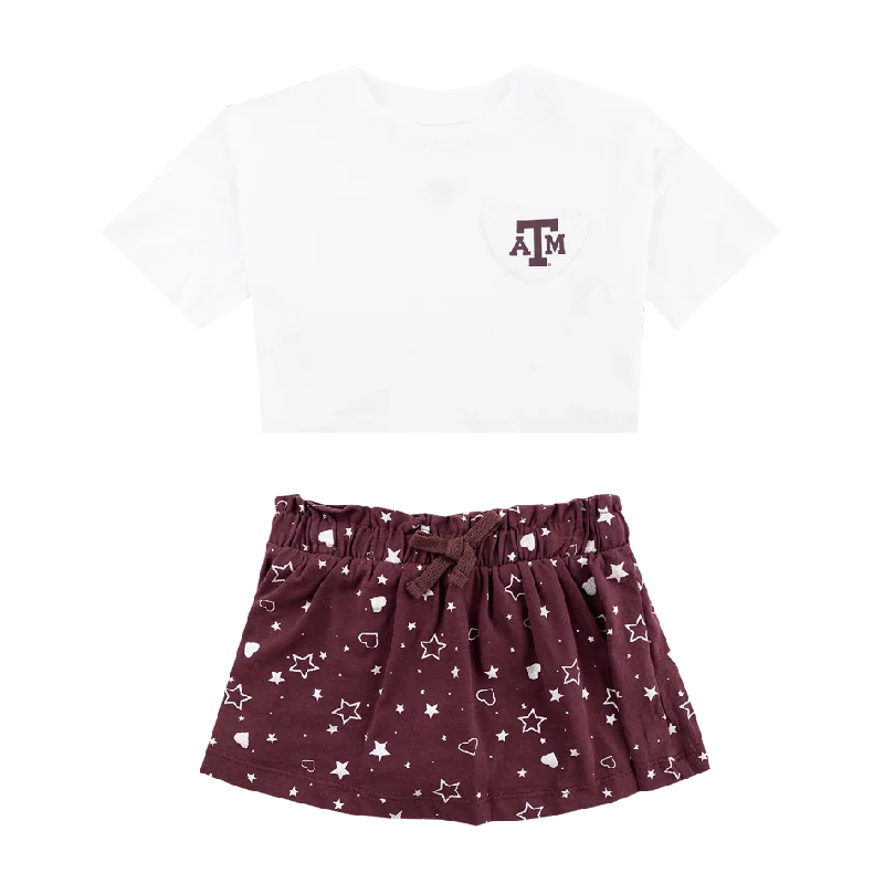 Men's Shirts with Wrinkle-Resistant FabricTexas A&M Toddler Star League Tee and Skort