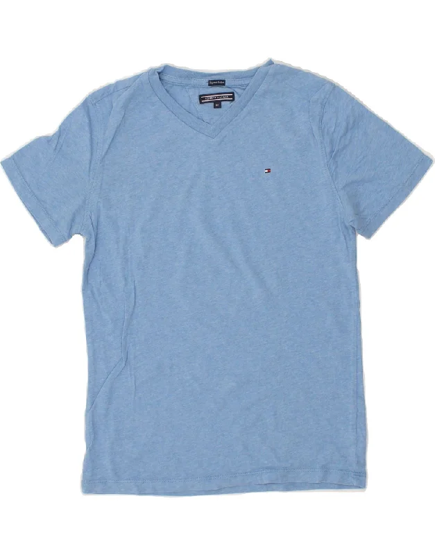 Men's Shirts with Cowl NecksTOMMY HILFIGER Boys T-Shirt Top 11-12 Years Blue