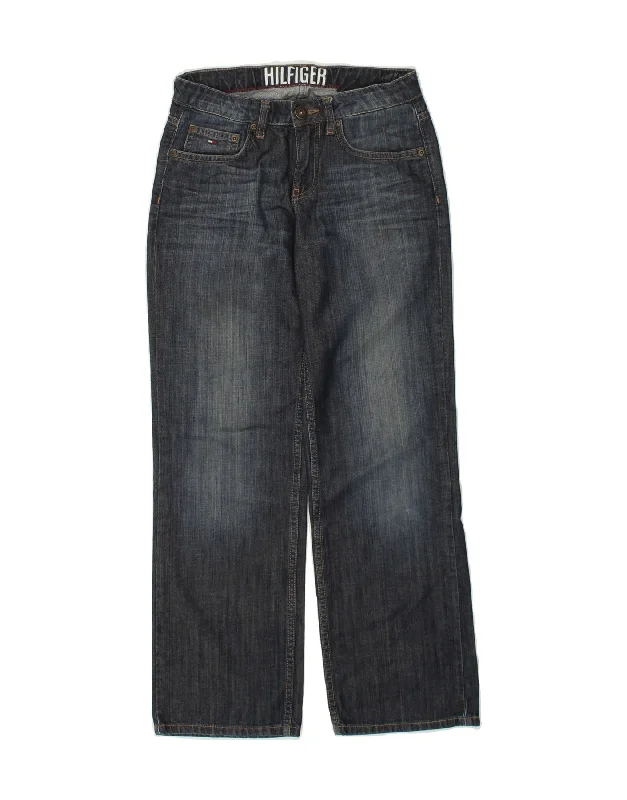 Best Selling Men's Jeans BrandsTOMMY HILFIGER Boys Wide Leg Jeans 11-12 Years W26 L28 Navy Blue Cotton Best Selling Men's Jeans BrandsTOMMY HILFIGER Boys Wide Leg Jeans 11-12 Years W26 L28 Navy Blue Cotton
