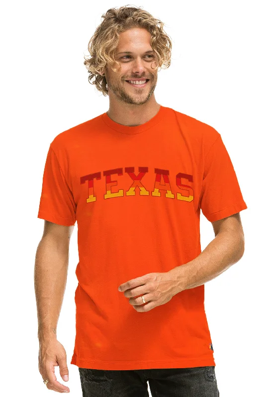 Men's Shirts with Button-Down PocketsUNIVERSITY OF TEXAS CREW TEE SHIRT - ORANGE
