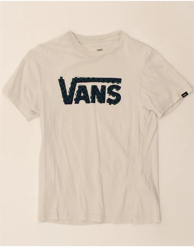 Men's Shirts with Embroidered DesignsVANS Boys Graphic T-Shirt Top 8-9 Years Medium White Cotton Men's Shirts with Embroidered DesignsVANS Boys Graphic T-Shirt Top 8-9 Years Medium White Cotton